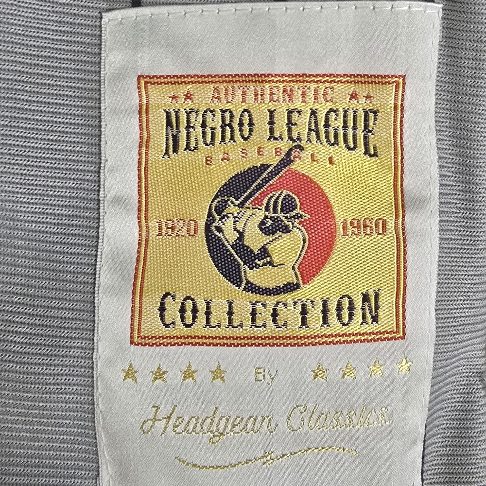 St. Louis Stars #28 Negro League Gray Pinstripe Jersey Headgear Classics Sz 2XL - Picture 2 of 9